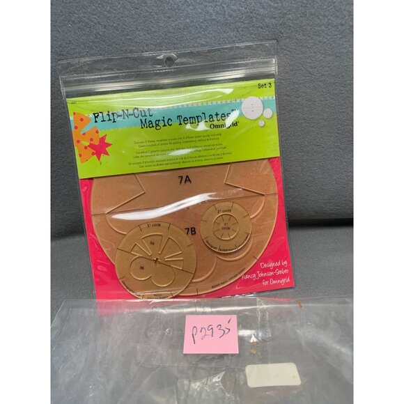 Flip-N-Cut Magic Templates Set 3 By Omnigrid Quilting Sewing - Picture 5 of 5